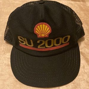 Vintage Shell Gas Station Mesh Snapback